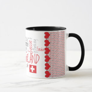 I Love Switzerland Favourite Swiss Things Mug