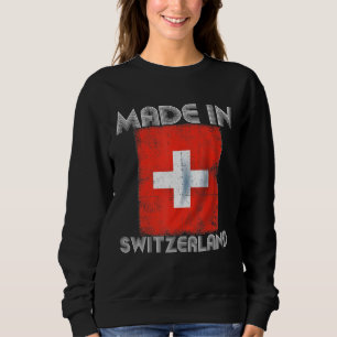 I Love Switzerland Its In My Dna Swiss Flag Nation Sweatshirt