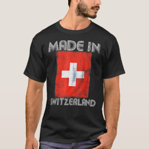 I Love Switzerland Its In My Dna Swiss Flag Nation T-Shirt