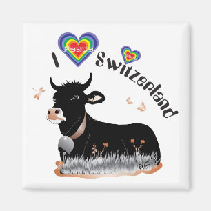 I love Switzerland magnet