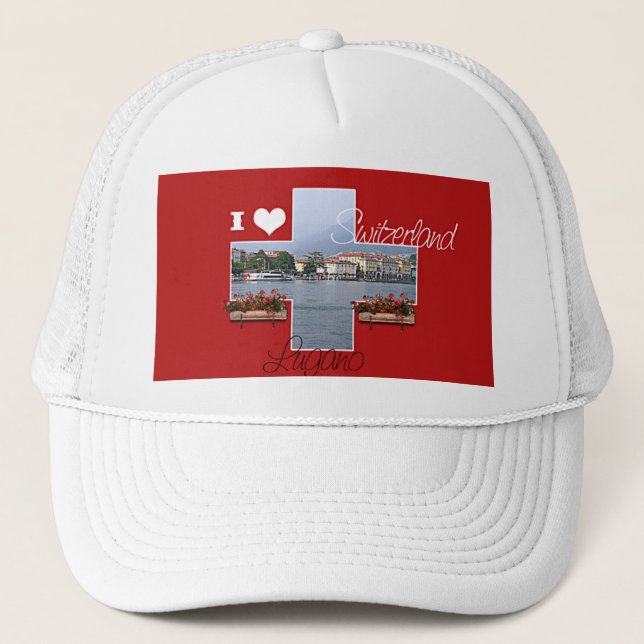 I love Switzerland Trucker Hat (Front)