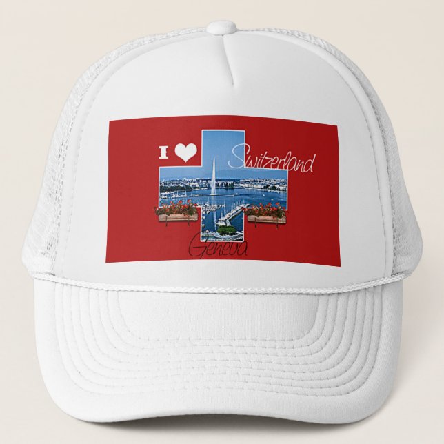 I love Switzerland Trucker Hat (Front)
