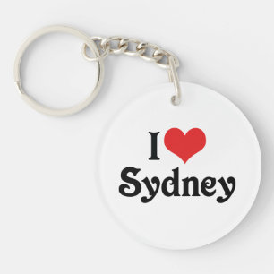 I Love Sydney Keychain