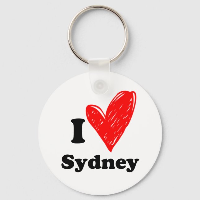 I love Sydney Keychain (Front)