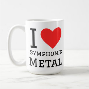 I love symphonic metal coffee mug