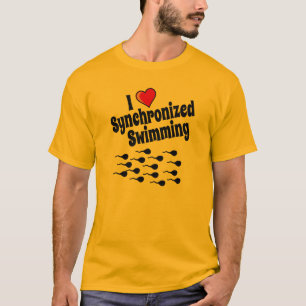 I Love Synchronized Swimming T-Shirt