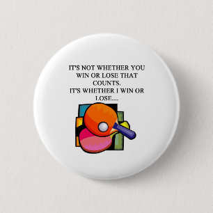 i love table tennis 2 inch round button
