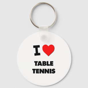 I love Table Tennis Keychain