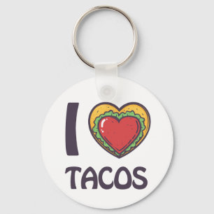 I love Tacos Keychain