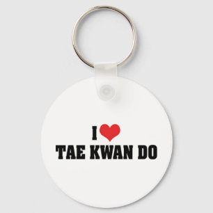 I Love Tae Kwan Do Keychain
