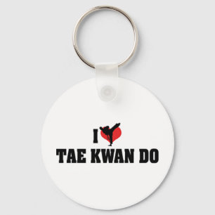 I Love Tae Kwan Do Keychain