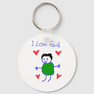 I Love Taid Keychain