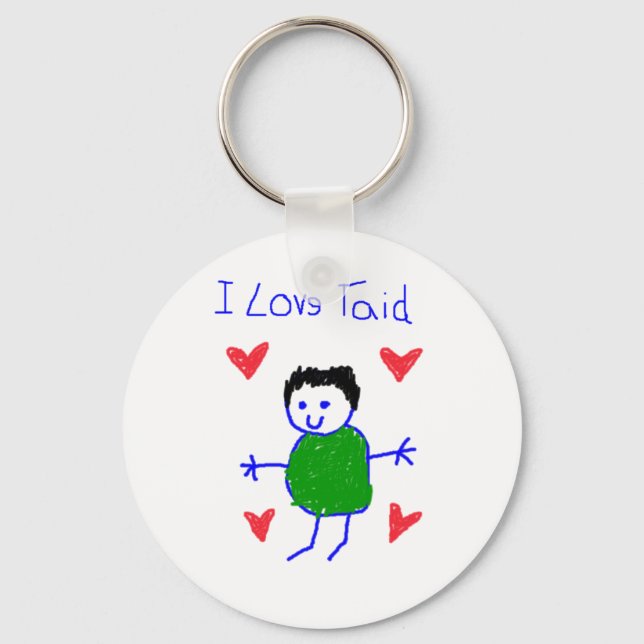 I Love Taid Keychain (Front)