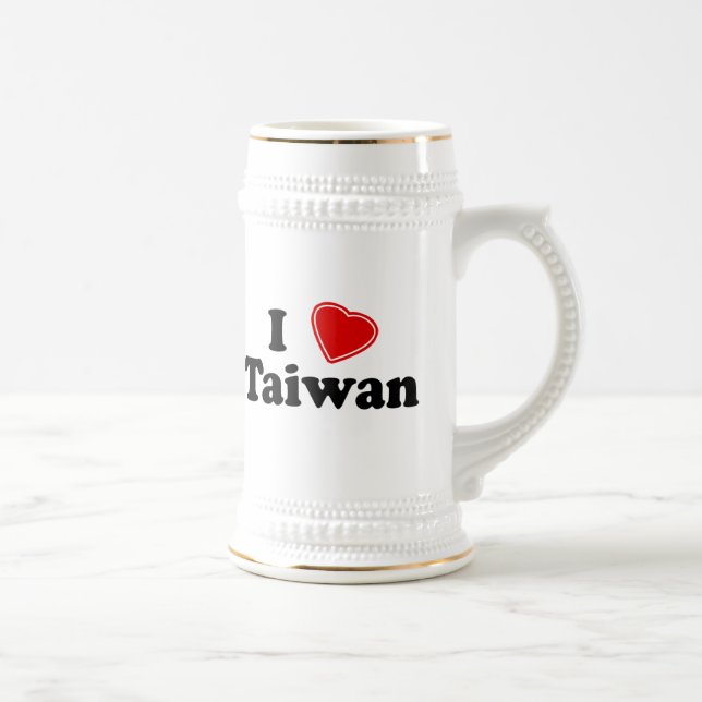 I Love Taiwan Beer Stein (Right)