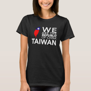 I Love Taiwan Flag Taiwanese Taiwan Pride ROC Taip T-Shirt