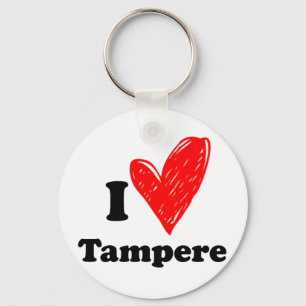 I Love Tampere Keychain