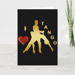 I LOVE TANGO CARD
