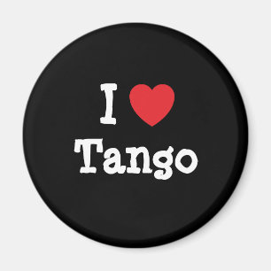 I love Tango heart custom personalized Magnet