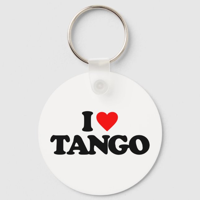 I LOVE TANGO KEYCHAIN (Front)