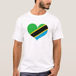 I Love Tanzania Flag T-Shirt