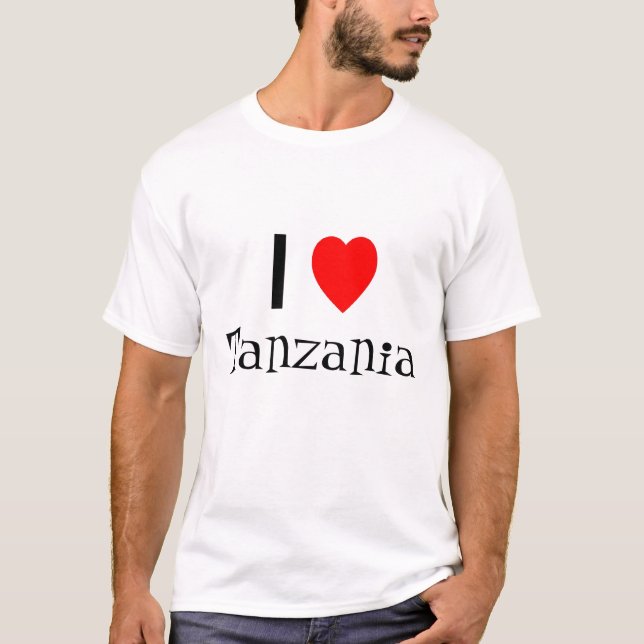 I love Tanzania shirt (Front)