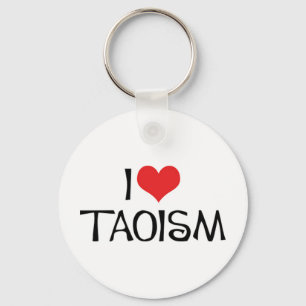 I Love Taoism Keychain