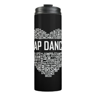 I Love Tap Dance Dog Lover Dancer Gifts for Women Thermal Tumbler