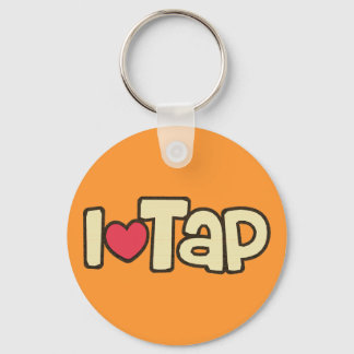 I Love Tap Keychain