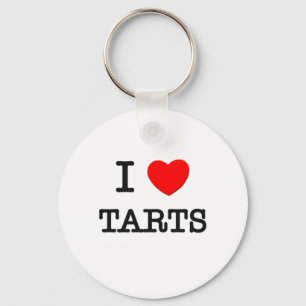 I Love Tarts Keychain