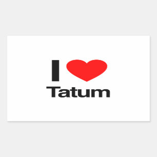 i love tatum sticker
