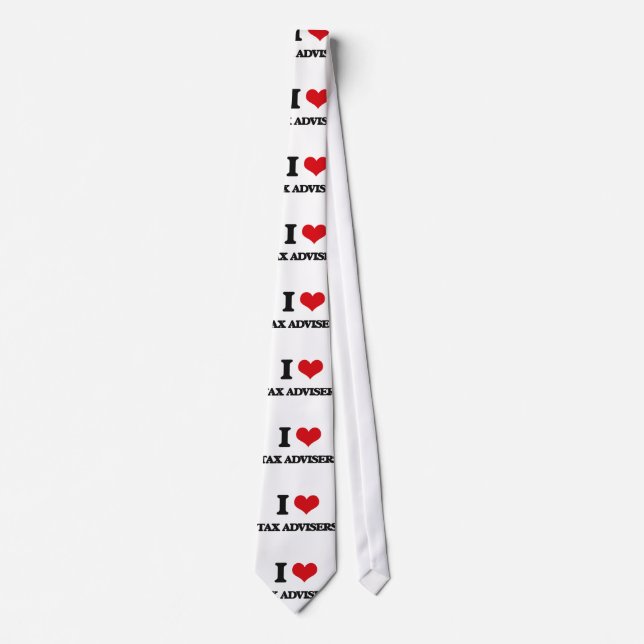 I love Tax Advisers Tie (Front)