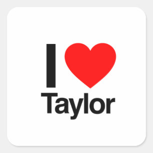 i love taylor square sticker