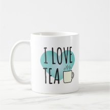 I Love Tea (11 oz) Coffee Mug