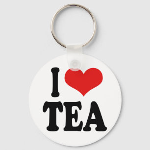 I Love Tea Keychain