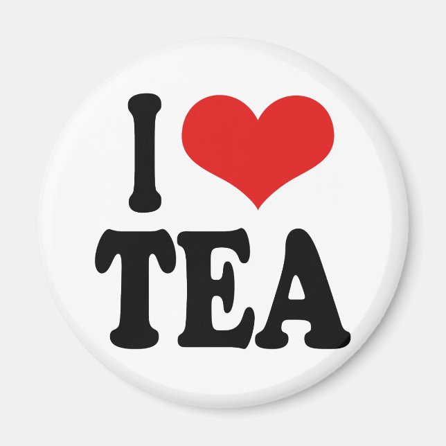 I Love Tea Magnet (Front)
