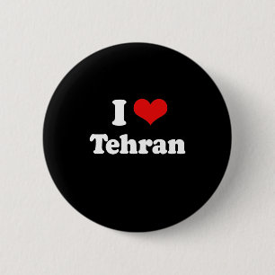 I LOVE TEHRAN 2 INCH ROUND BUTTON