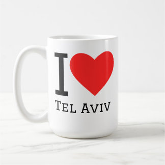 I love tel aviv coffee mug