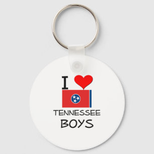I Love Tennessee Boys Keychain