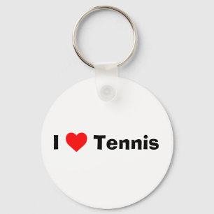 I love Tennis  Keychain