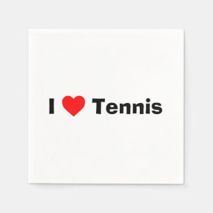 I love Tennis Napkin