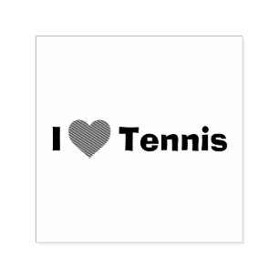 I love Tennis  Self-inking Stamp