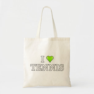 I Love Tennis Tote Bag