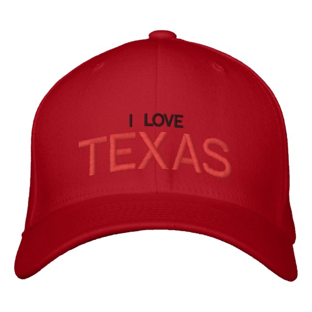 I LOVE TEXAS - CASQUETTE par eZaZZleMan (Devant)