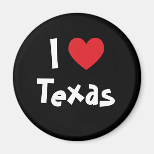 I Love Texas Magnet