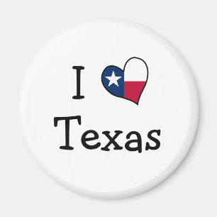 I Love Texas Magnet