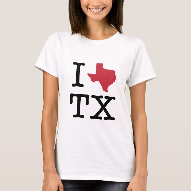 I Love texas T-Shirt (Front)