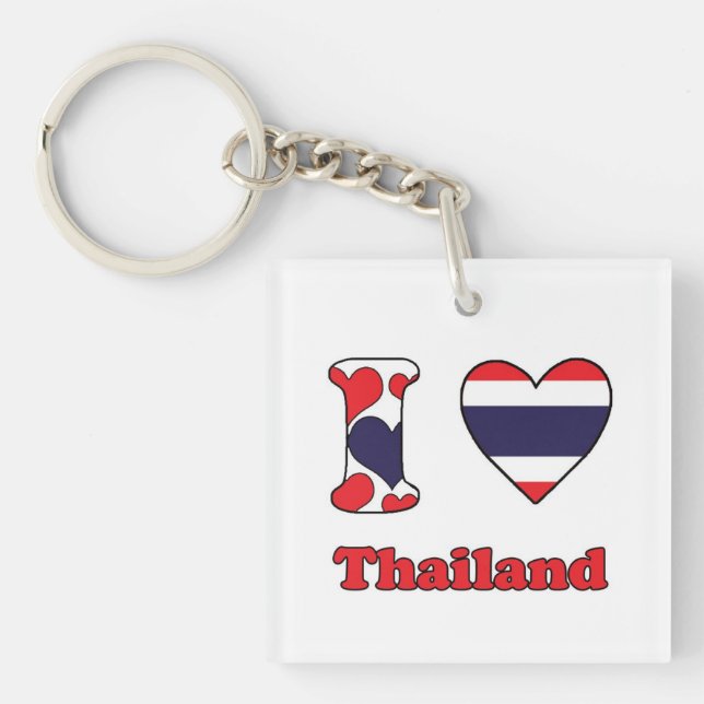 I love Thailand Keychain (Front)