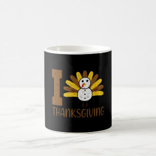 I Love Thanksgiving Turkey Day Family Kid Matching Coffee Mug