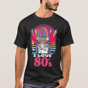 I Love The 80s  Retro Vintage Eighties Style 1980 T-Shirt