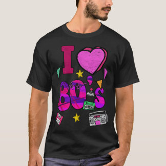 I Love The 80s Shirt Retro Vintage Eighties Style